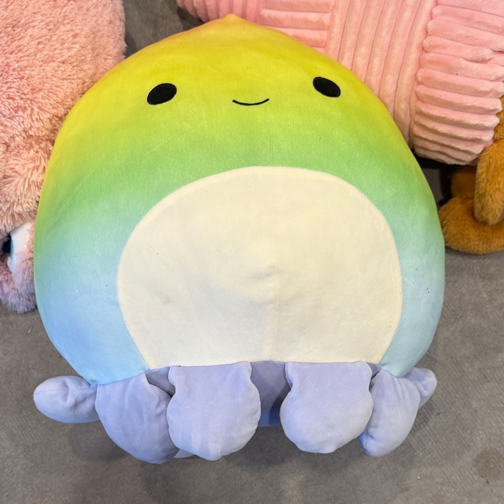 Squishmallows Jelly Fish Octopus and Crab Stuffed Animal Bundle Medium Size - Picture 3 of 6